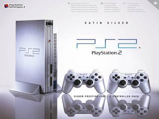 Playstation 2 Satin Silver Prestige 2 Controller Pack