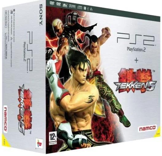 Playstation 2 Slim Silver [Tekken 5 Bundle]
