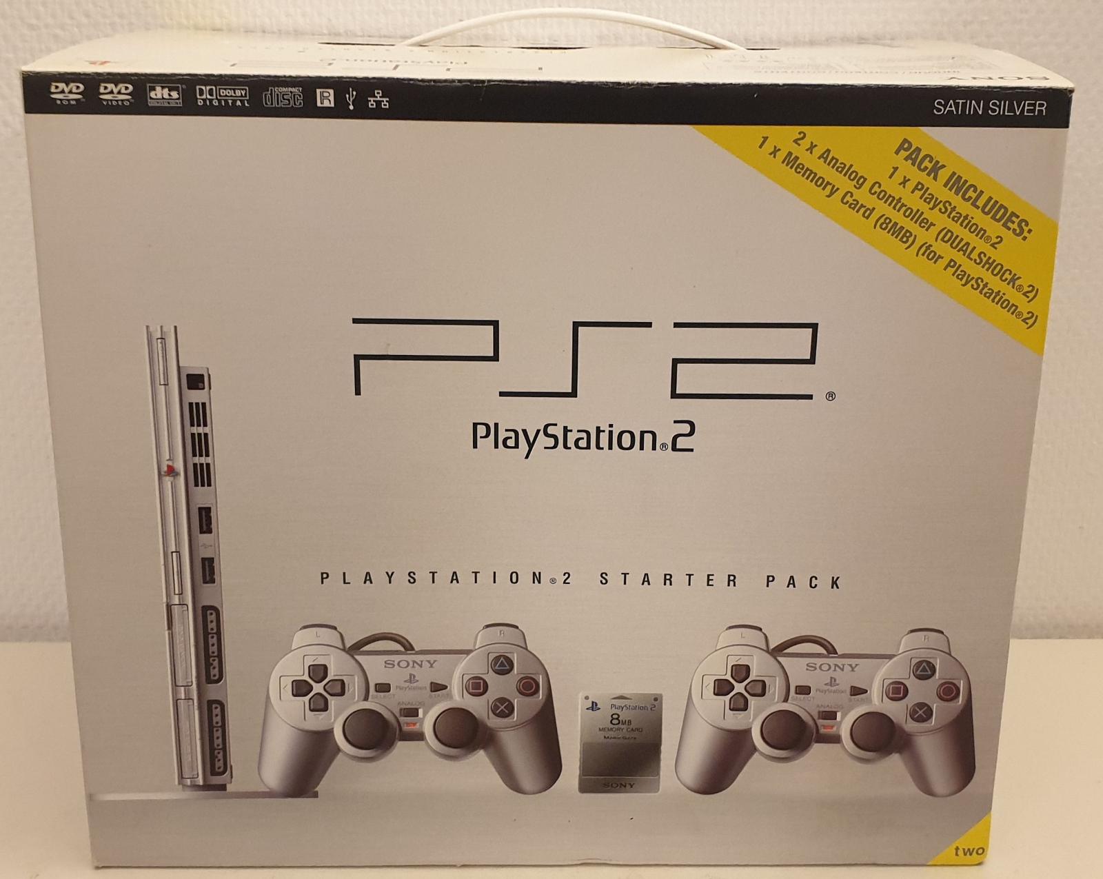 Playstation 2 Slim Starter Pack [Silver]