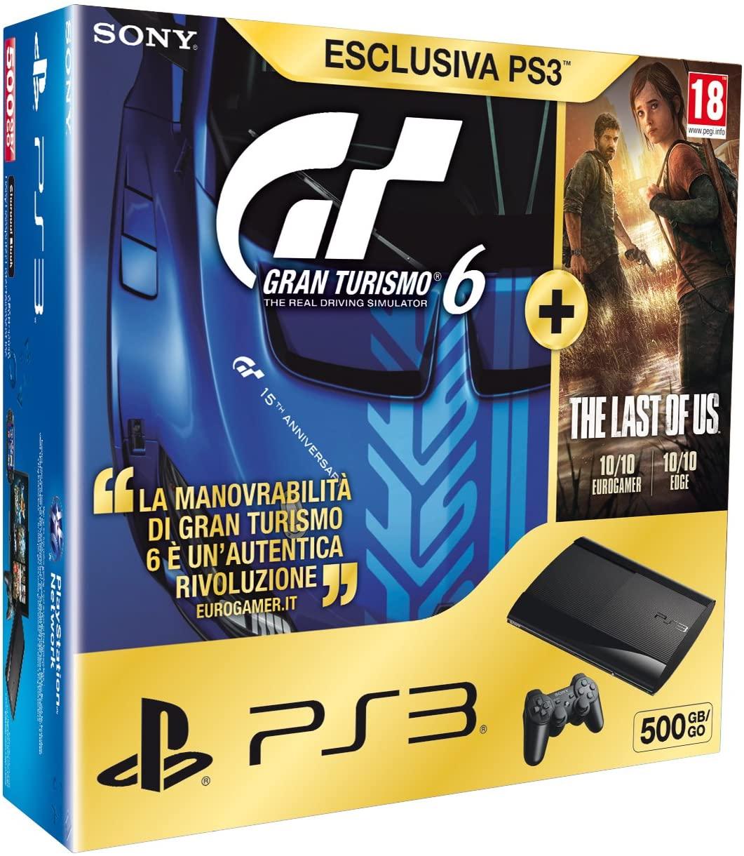 Playstation 3 Super Slim 500GB Gran Turismo 6 & Last of Us