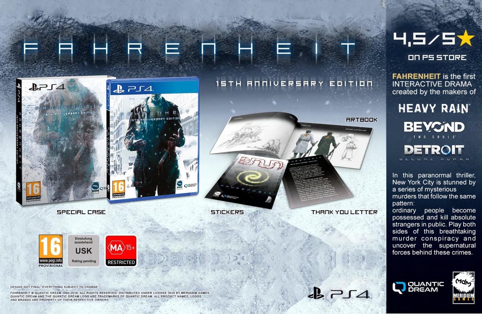 Fahrenheit [15th Anniversary Edition]