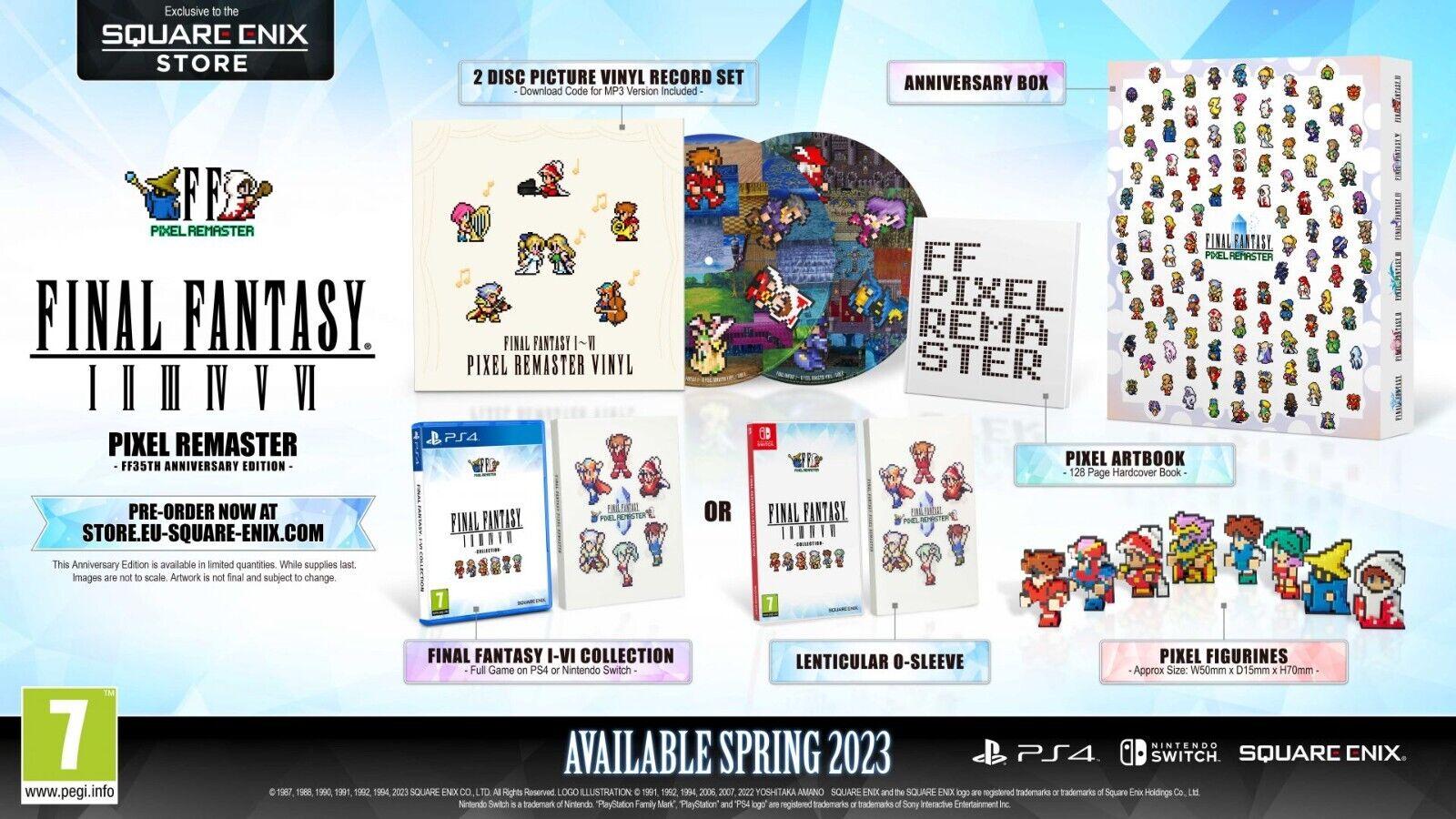 Final Fantasy I-VI Collection Pixel Remaster [Anniversary Edition]
