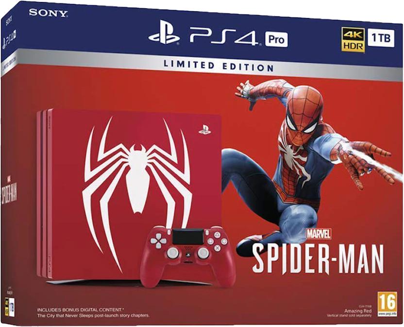 Playstation 4 Pro 1TB Spiderman Console