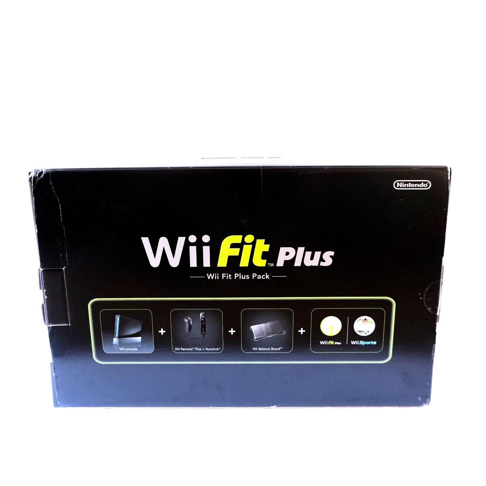 Nintendo Wii Black Console [Wii Plus Pack]