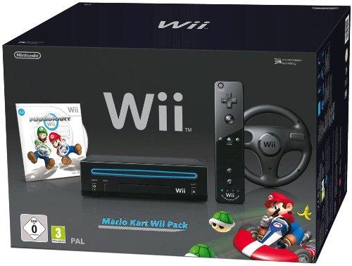 Wii Console Black v2: Mario Kart Edition