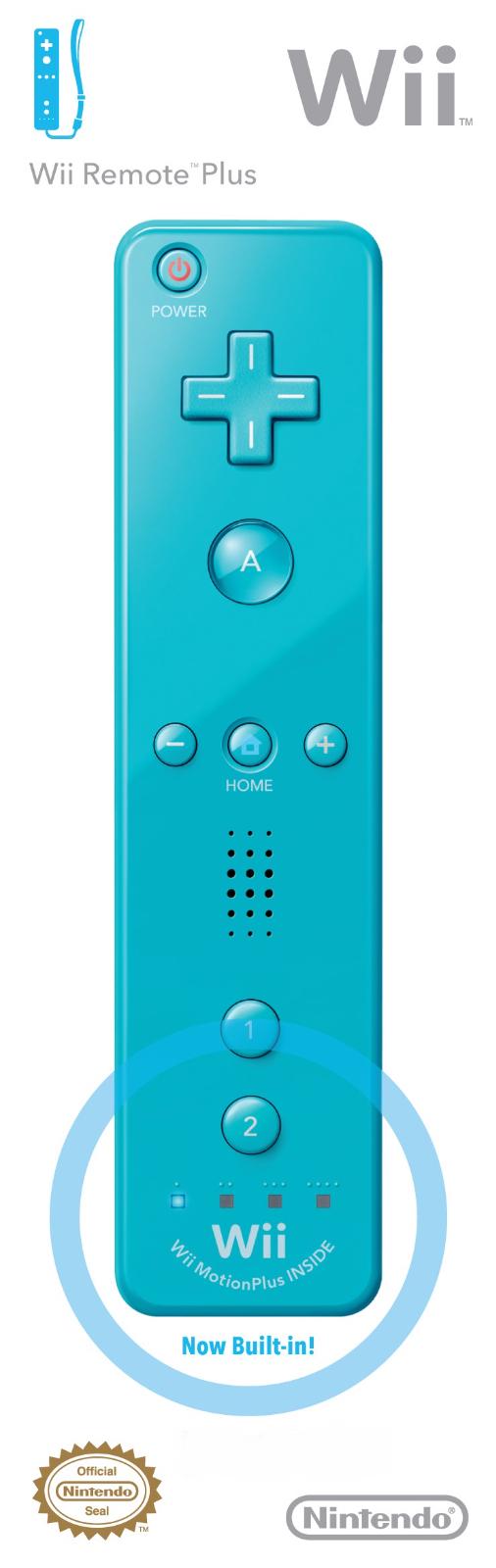 Wii Remote Plus [Blue]