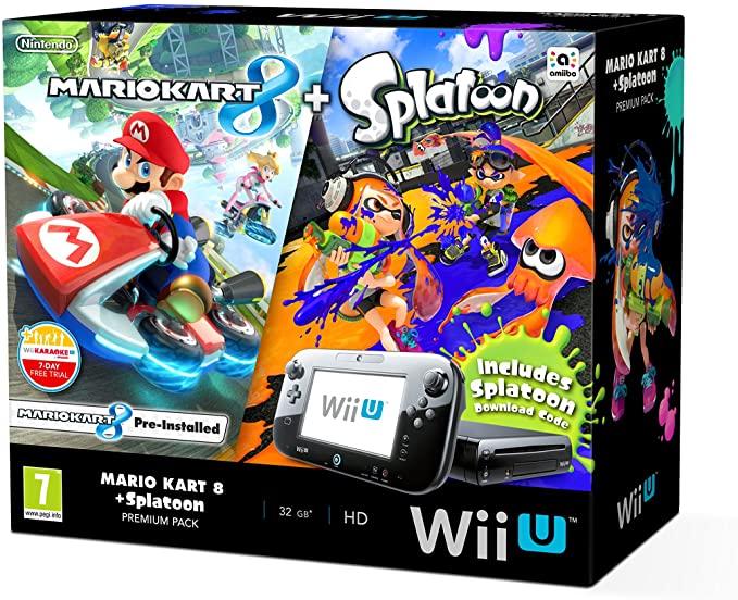 Wii U Console Premium: Mario Kart 8 & Splatoon Edition