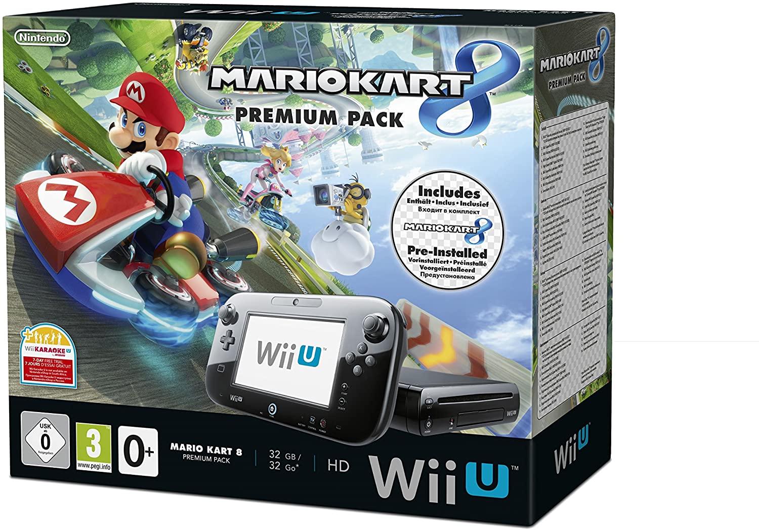 Wii U Console Premium: Mario Kart 8 Edition [Pre-Installed]