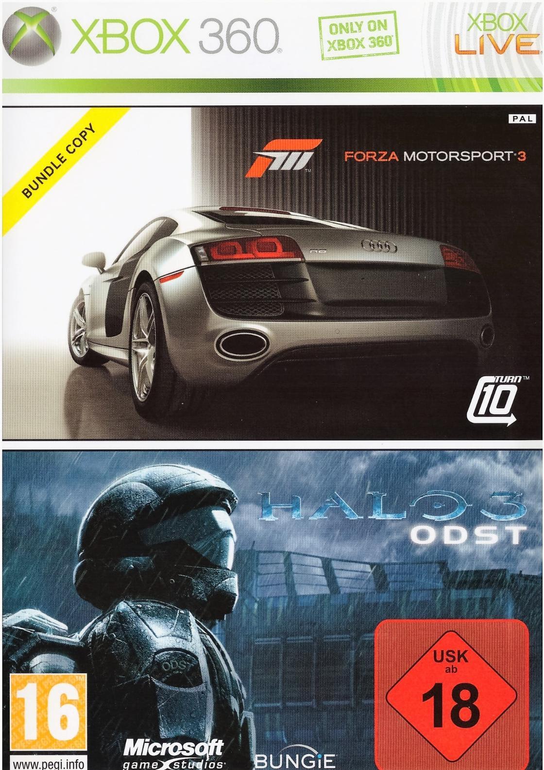 Forza Motorsport 3 & Halo 3: ODST