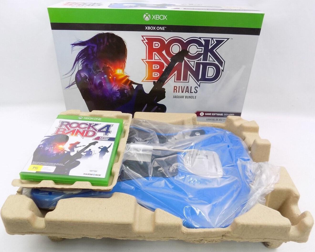 Rock Band 4 Rivals [Blue Jaguar Guitar Bundle]