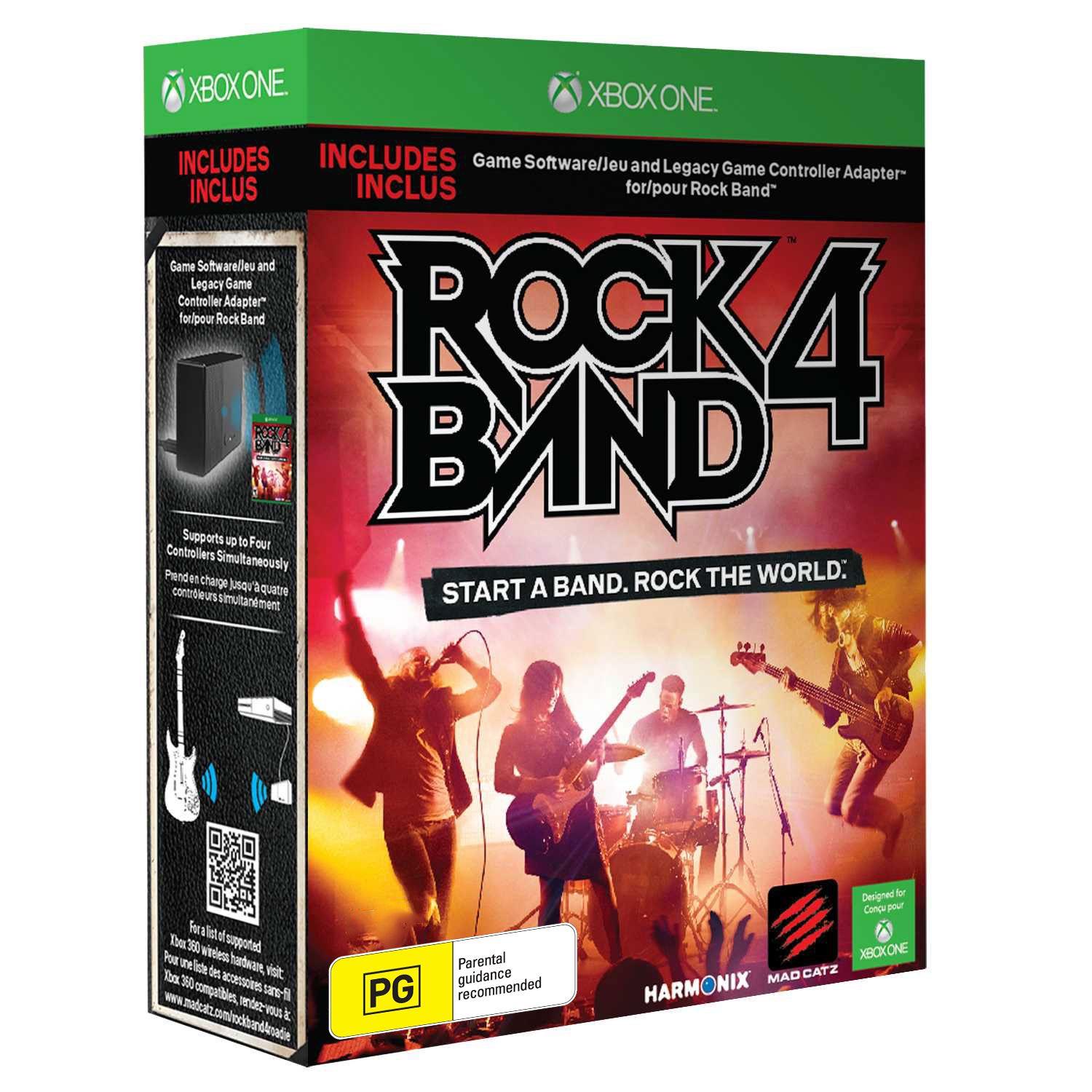 Rock Band 4 [Legacy Game Controller Adapter Bundle]
