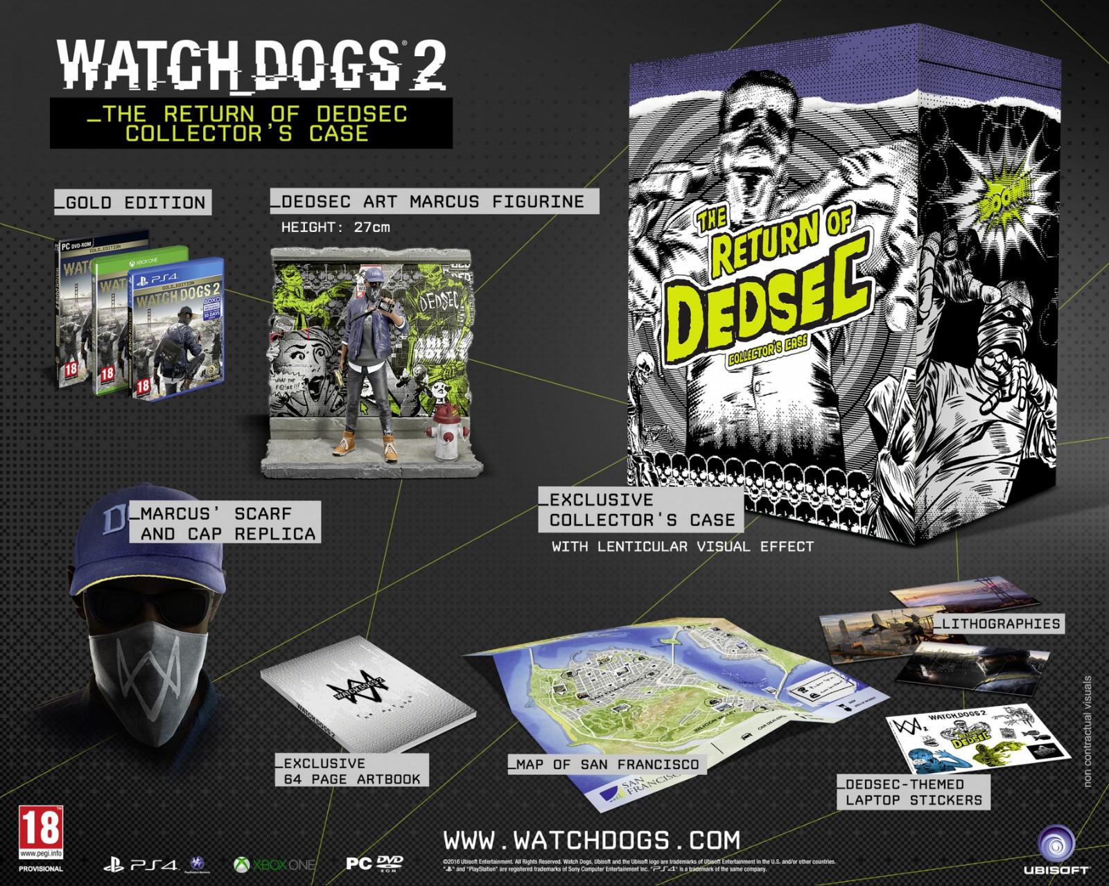 Watch Dogs 2 [Return Of DedSec Collector's Case]