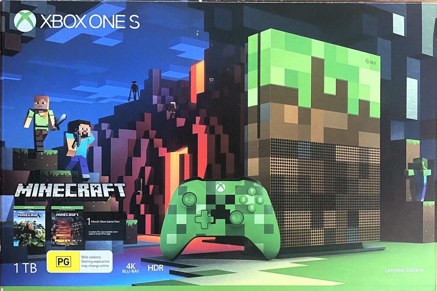 Xbox One S 1 TB Console [Minecraft Limited Edition]