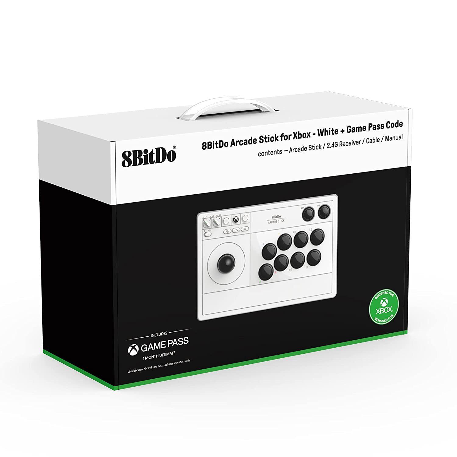 8BitDo Arcade Stick For Xbox [White]