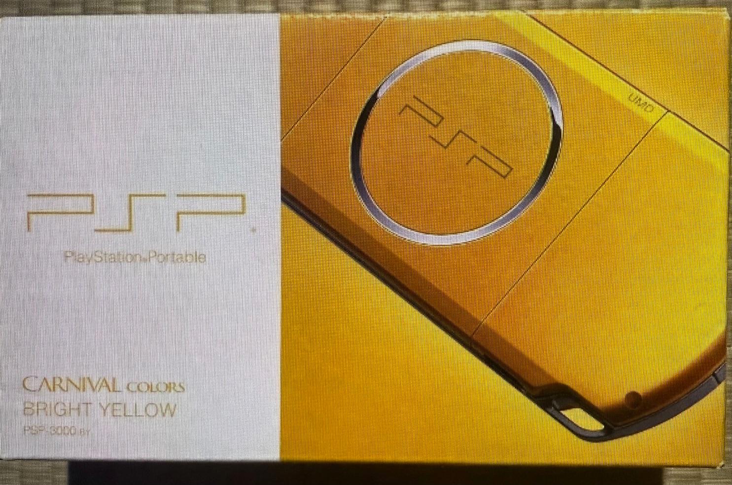 PSP 3000 Bright Yellow
