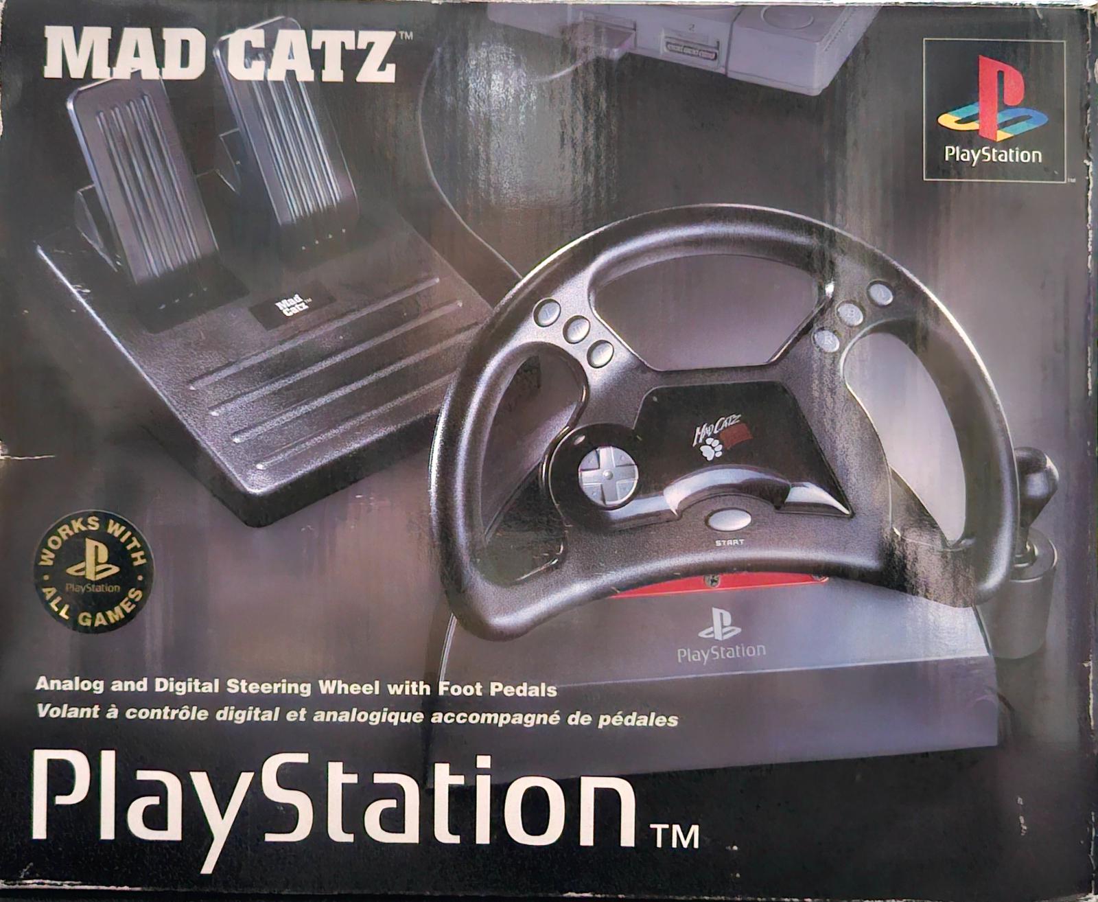 Mad Catz Dual Force Racing Wheel & Pedal