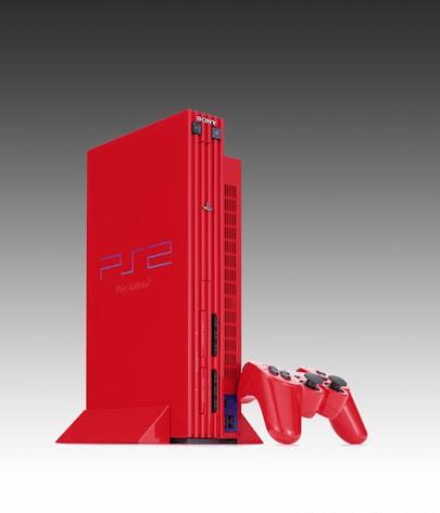 PlayStation 2 Automobile Super Red Console