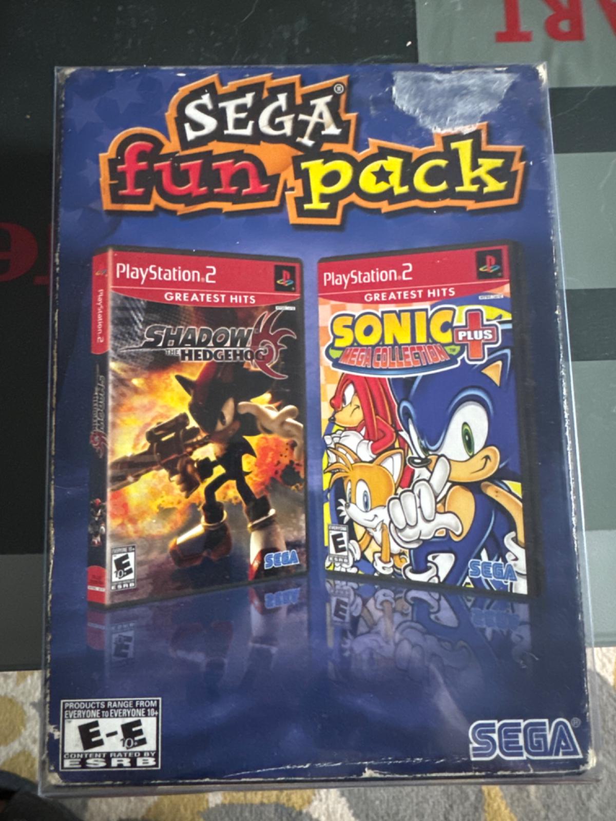 Sega Fun Pack - Shadow Of The Hedgehog And Sonic Collection Pack