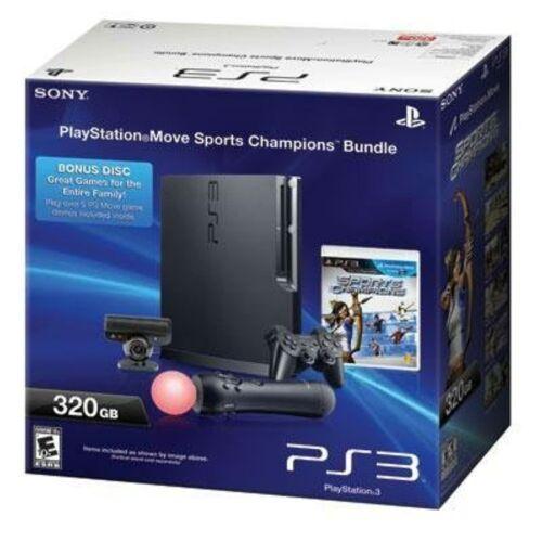 PlayStation 3 Slim System 320GB PlayStation Move Sports Champions Bundle