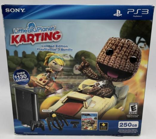 Playstation 3 Slim System 250GB [Little Big Planet Karting Bundle]