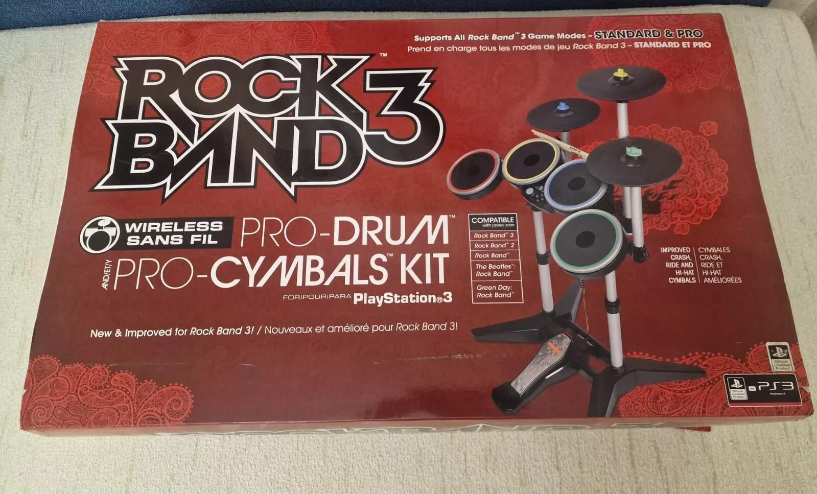 Rock Band 3 Wireless Pro-Drum And Pro-Cymbals Kit