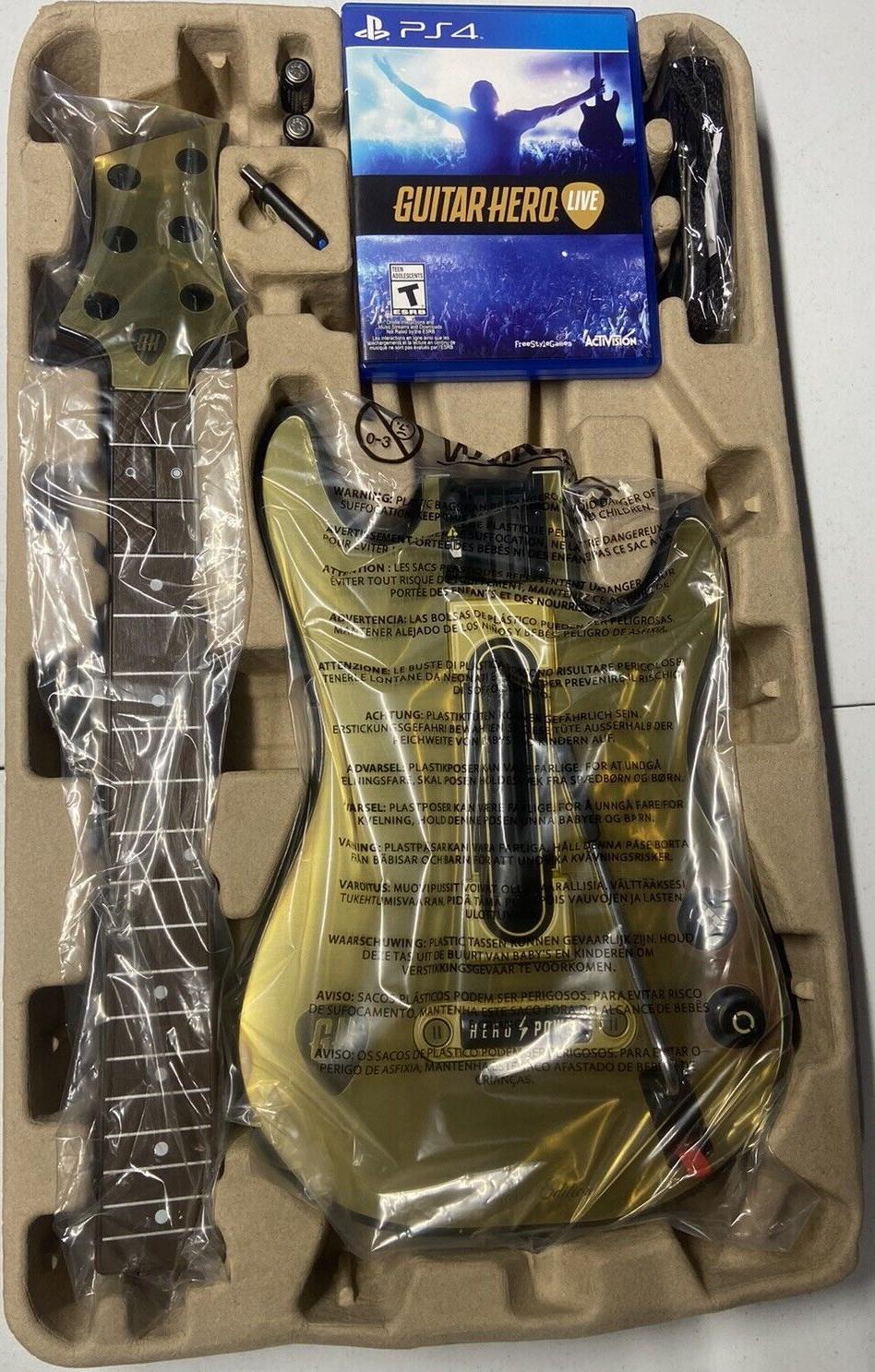 Guitar Hero Live [Limited Edition Gold Guitar Bundle]