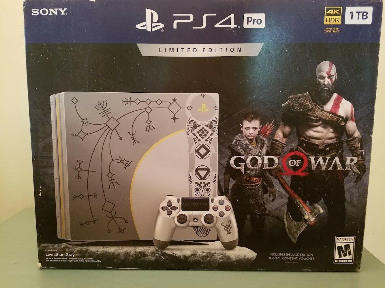 Playstation 4 1TB God of War Console