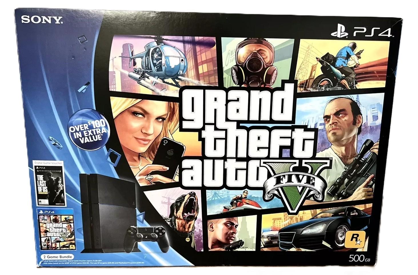 Playstation 4 500GB [Grand Theft Auto V Bundle]