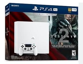Playstation 4 Pro 1TB White Destiny 2 Console Bundle
