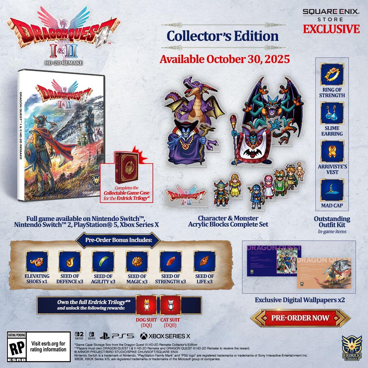 Dragon Quest I & II HD-2D Remake [Collector's Edition]