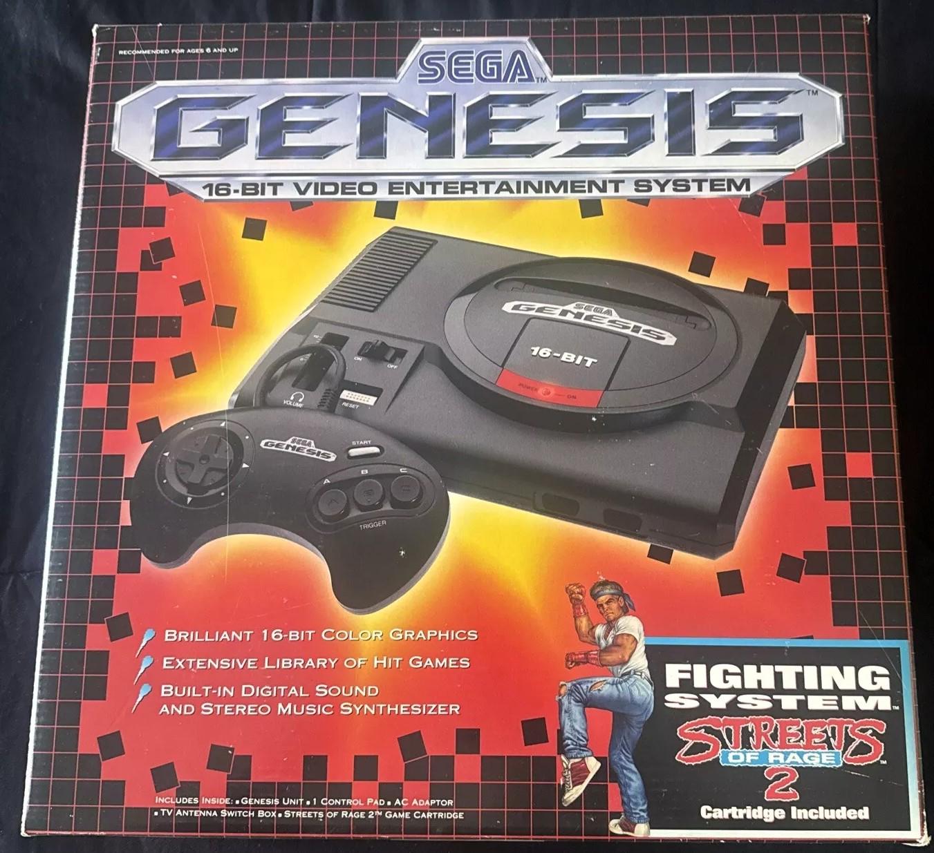 Sega Genesis Console [Streets Of Rage 2 Bundle]