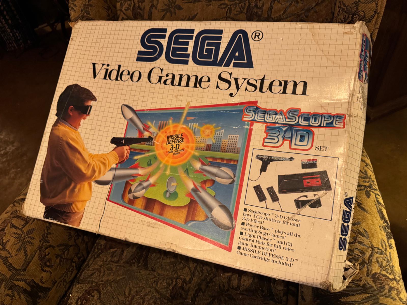 Sega Video Game System SegaScope 3-D Set