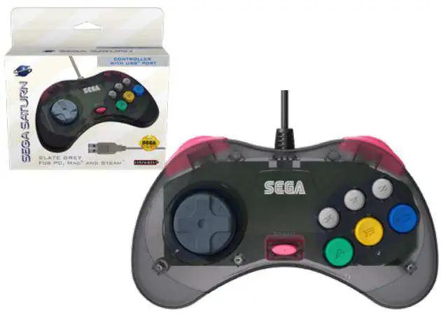 Retro-Bit USB Saturn Controller [Slate Grey]