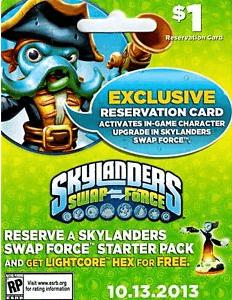 UFO Hat - SWAP Force, Target Pre-order Card