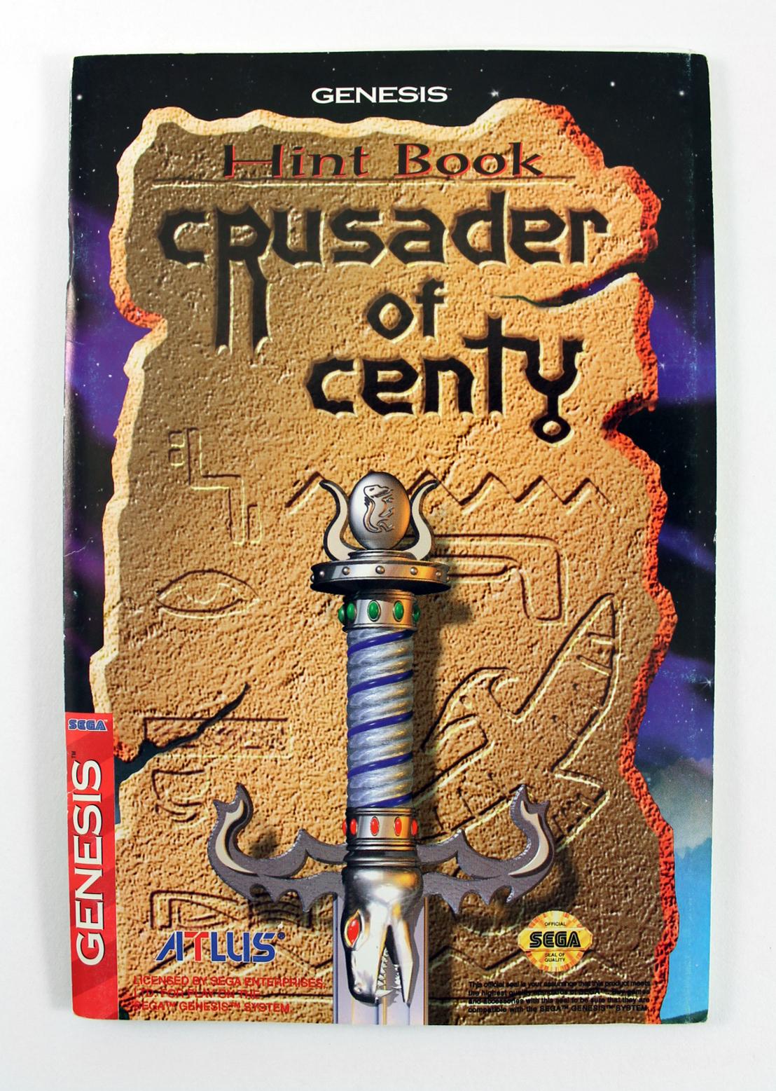 Crusader of Centy Hint Book