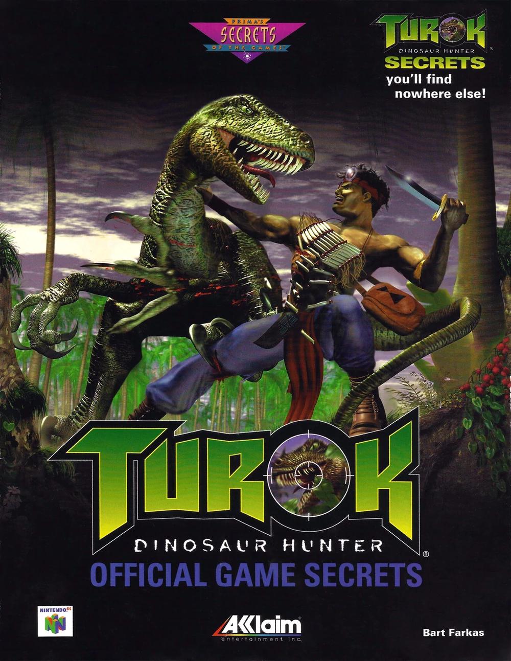 Turok Dinosaur Hunter Official Game Secrets