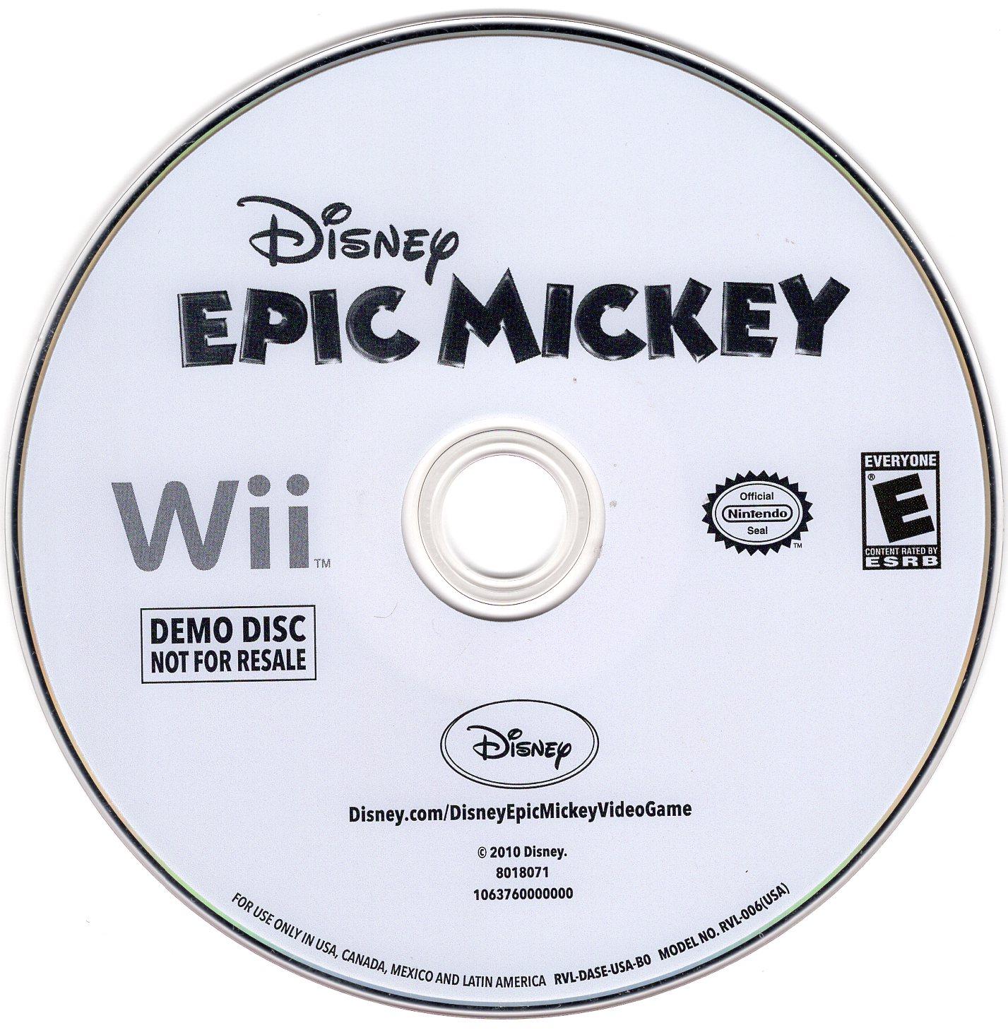 Epic Mickey [Not for Resale]