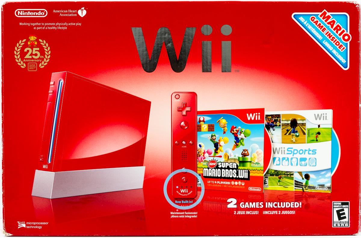 Nintendo Wii Console Red [Mario 25th Anniversary]