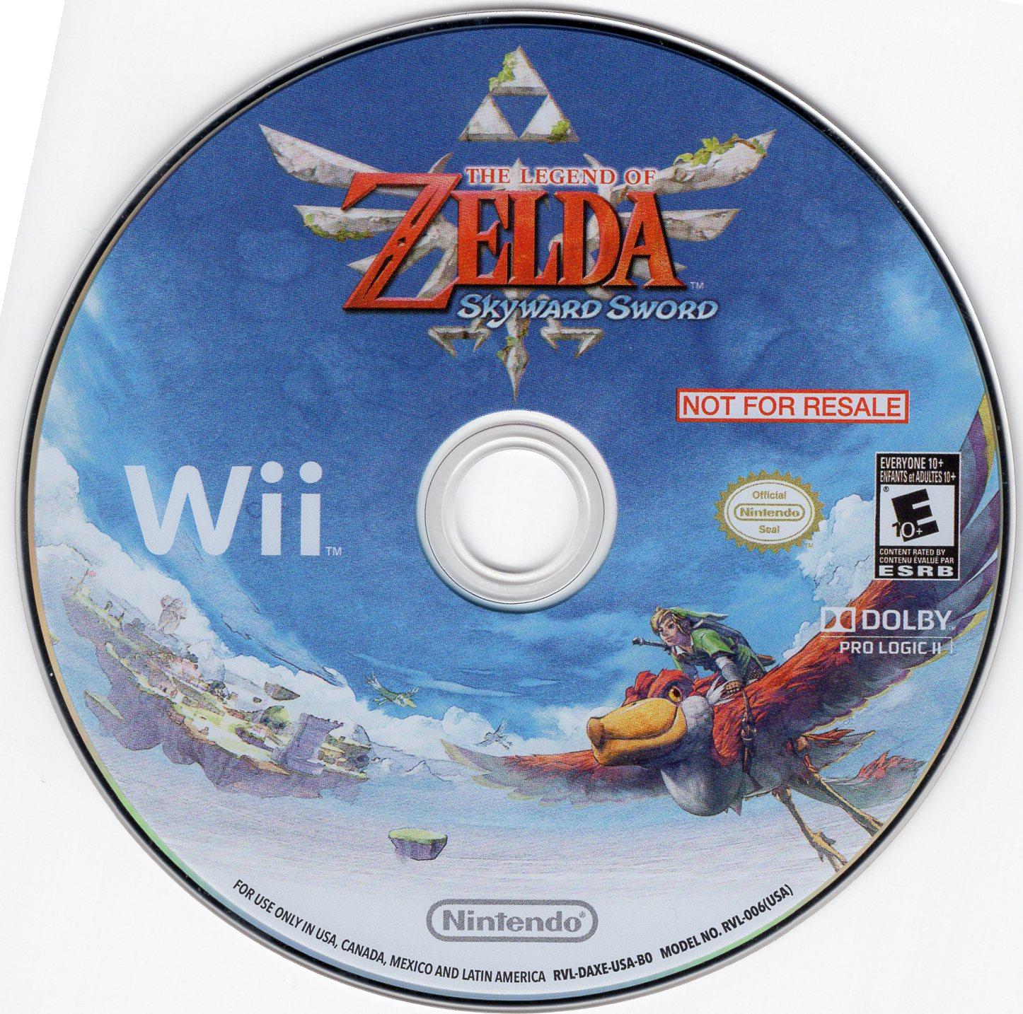 Zelda Skyward Sword [Not for Resale]