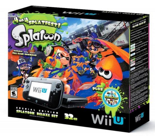 Wii U Console Deluxe: Splatoon Edition