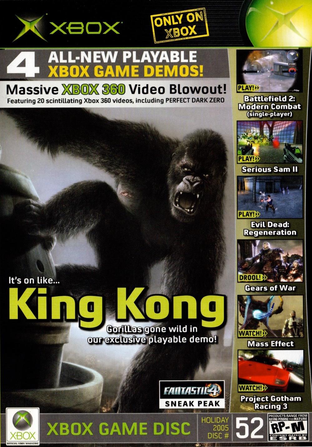 Official Xbox Magazine Demo Disc 52