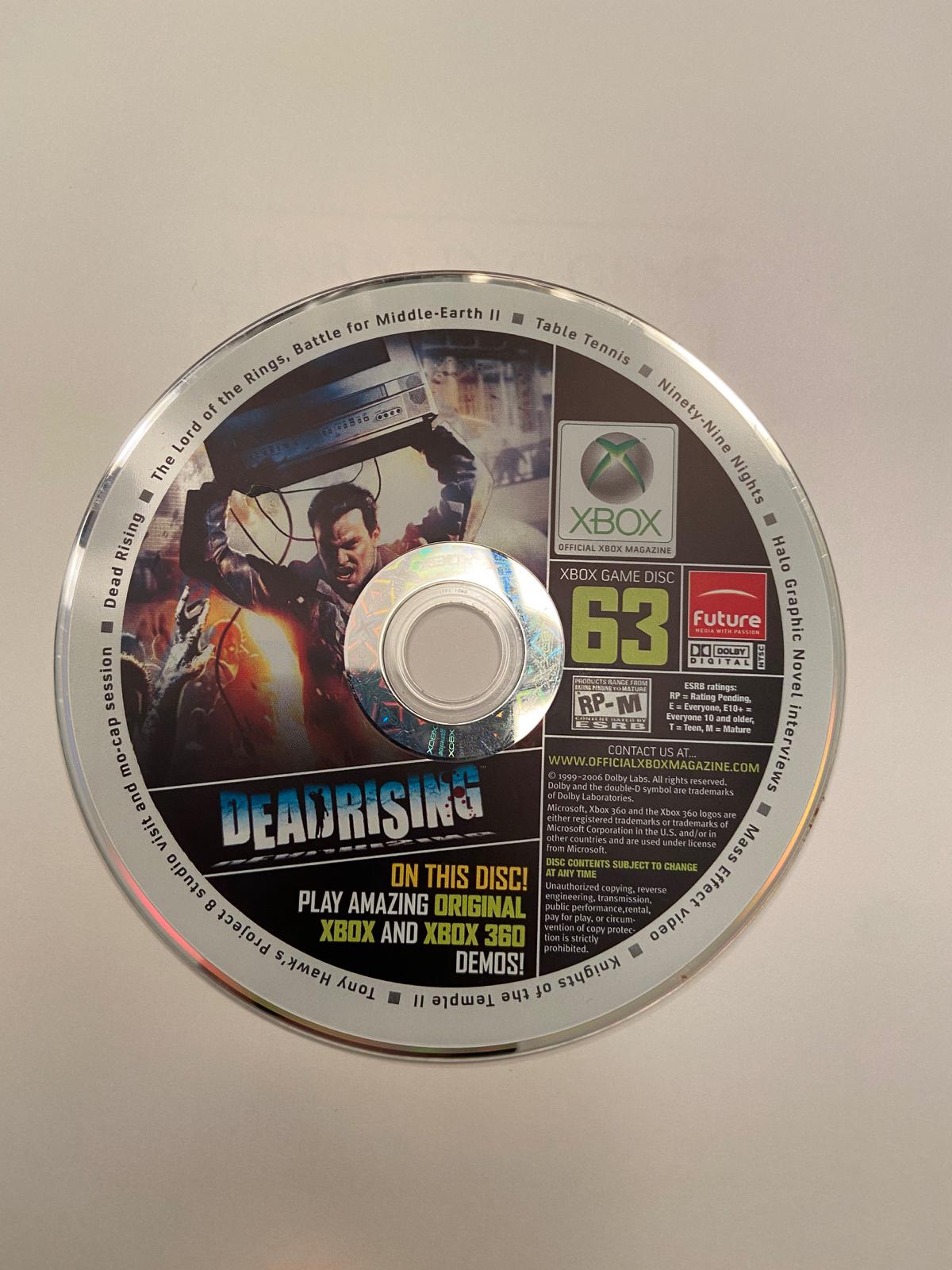 Official Xbox Magazine Demo Disk 63