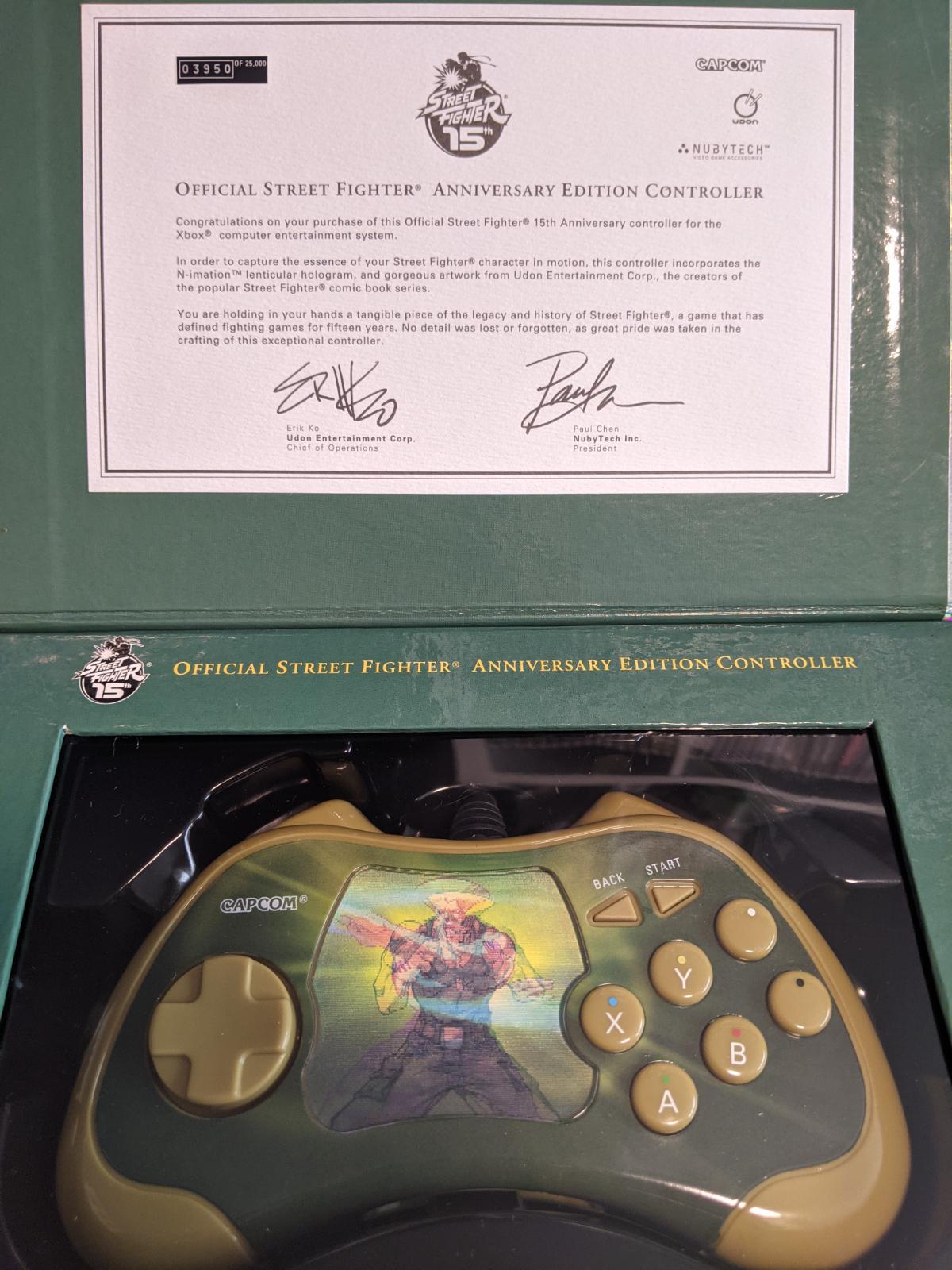 Street Fighter 15th Anniversary Guile Controller