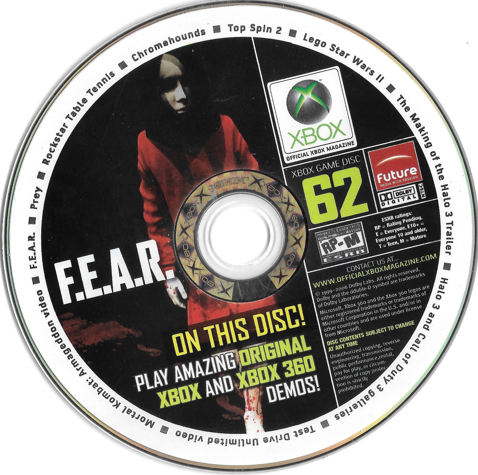 Official Xbox Magazine Demo Disc 62