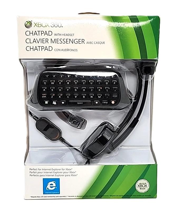 Xbox 360 Chatpad With Headset [Black]