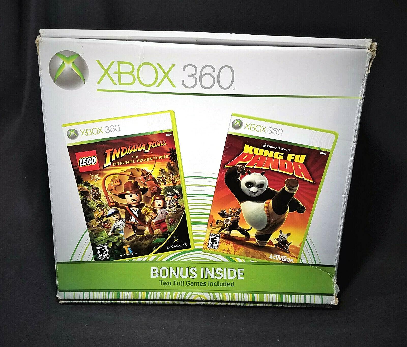 Xbox 360 Console Kung Fu Panda & Indiana Jones Bundle