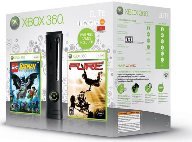 Xbox 360 Console LEGO Batman The Video Game & Pure Bundle