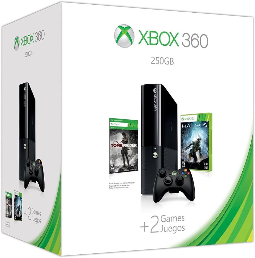 Xbox 360 E 250GB Halo 4 & Tomb Raider Bundle