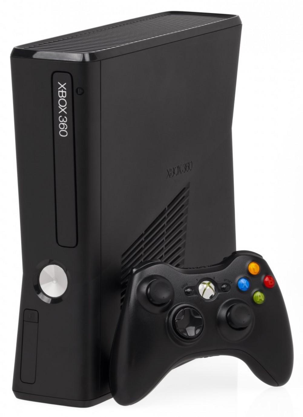 Xbox 360 Slim Matte Black Console