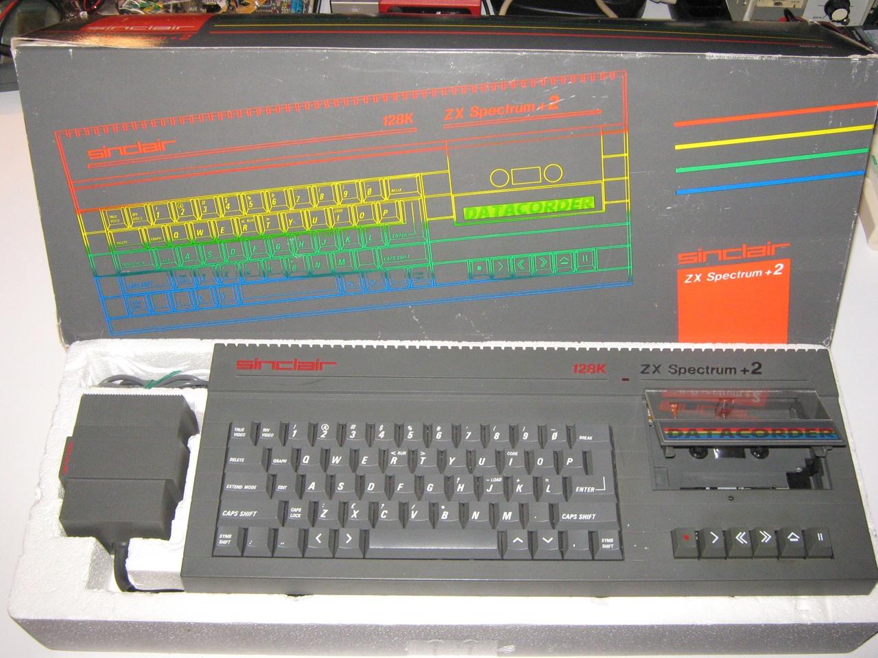 Sinclair ZX Spectrum 128K +2 Computer